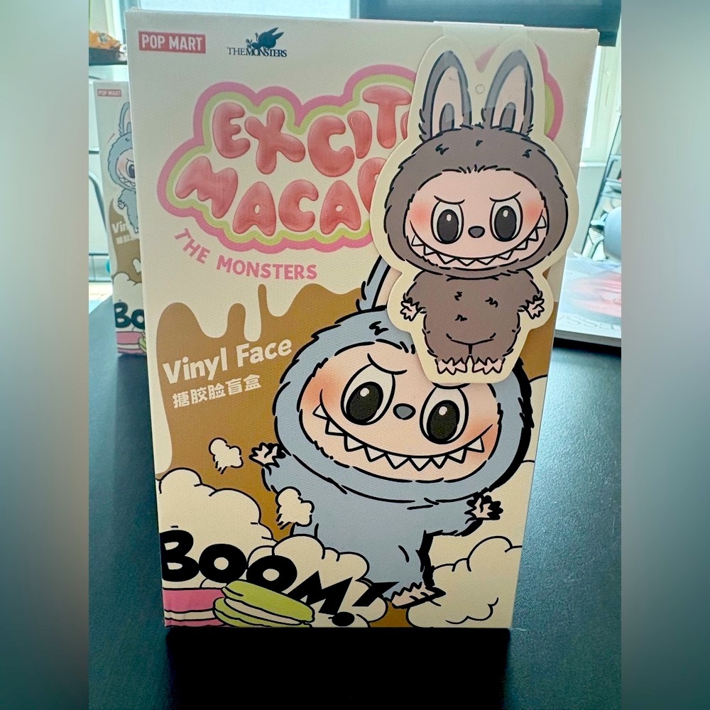 Pop Mart Labubu Exciting Macaron- Sesame bean confirmed